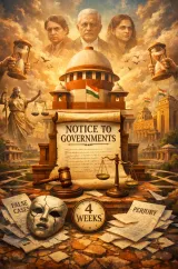 Supreme Court Issues Notices to Centre, States on PIL Against Fake Cases